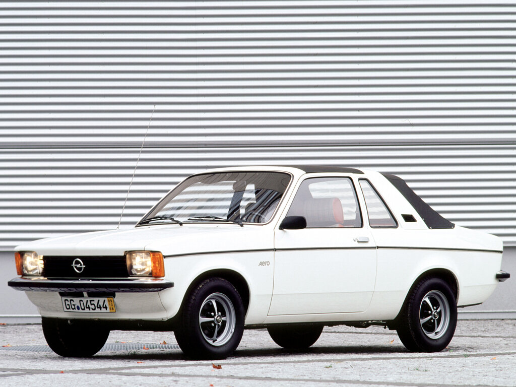 Opel Kadett 4 поколение, рестайлинг, открытый кузов (07.1977 - 07.1978)